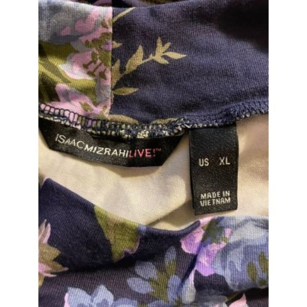 Isaac Mizrahi Live! Choice of Print Mock Neck Long Sleeve Top X LARGE (1123) - Picture 3 of 6